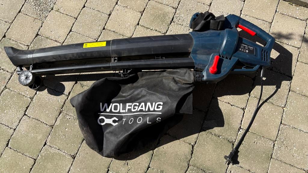 Bladblazer, zuiger en mulcher, Tuin en Terras, Ophalen, Gebruikt, Elektrisch, Met opvangzak