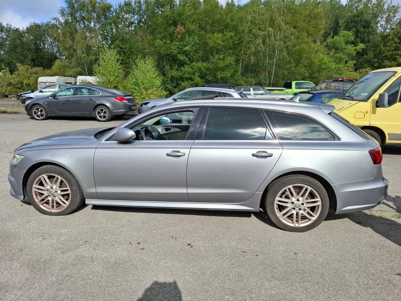 Audi station wagon, Autos, Cuir, Argent ou Gris, Achat, Carnet d'entretien