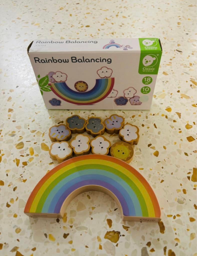 Rainbow Balancing - Classic world, Kinderen en Baby's, Speelgoed | Houten speelgoed, Zo goed als nieuw, Ophalen