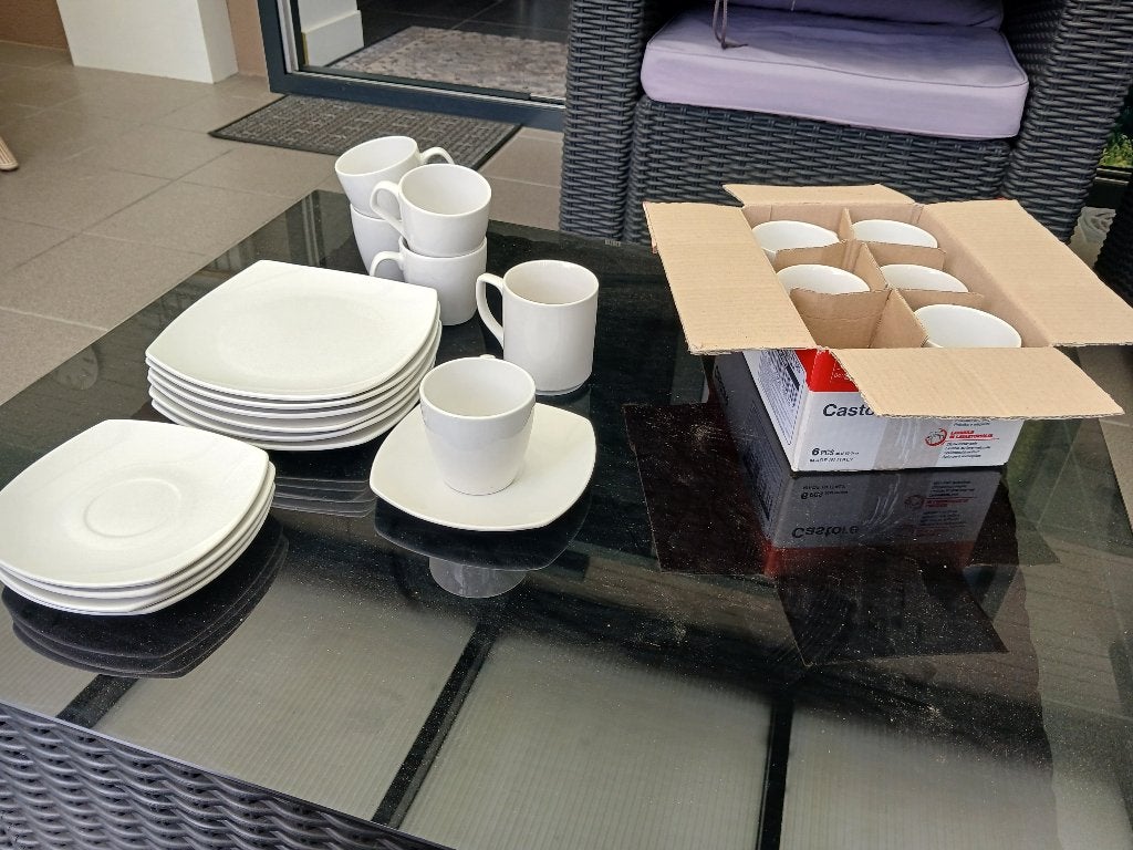 Tassen en ondertassen, Ophalen, Gebruikt, Keramiek