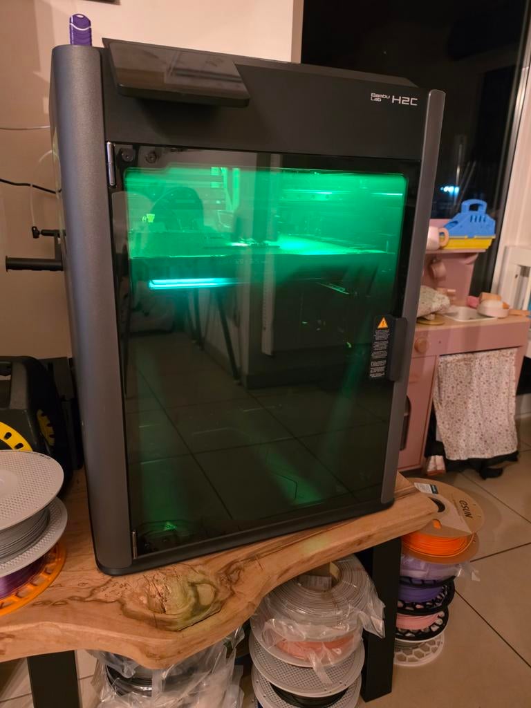 Bambulab H2C laser edition met AMS 2 PRO, Enlèvement