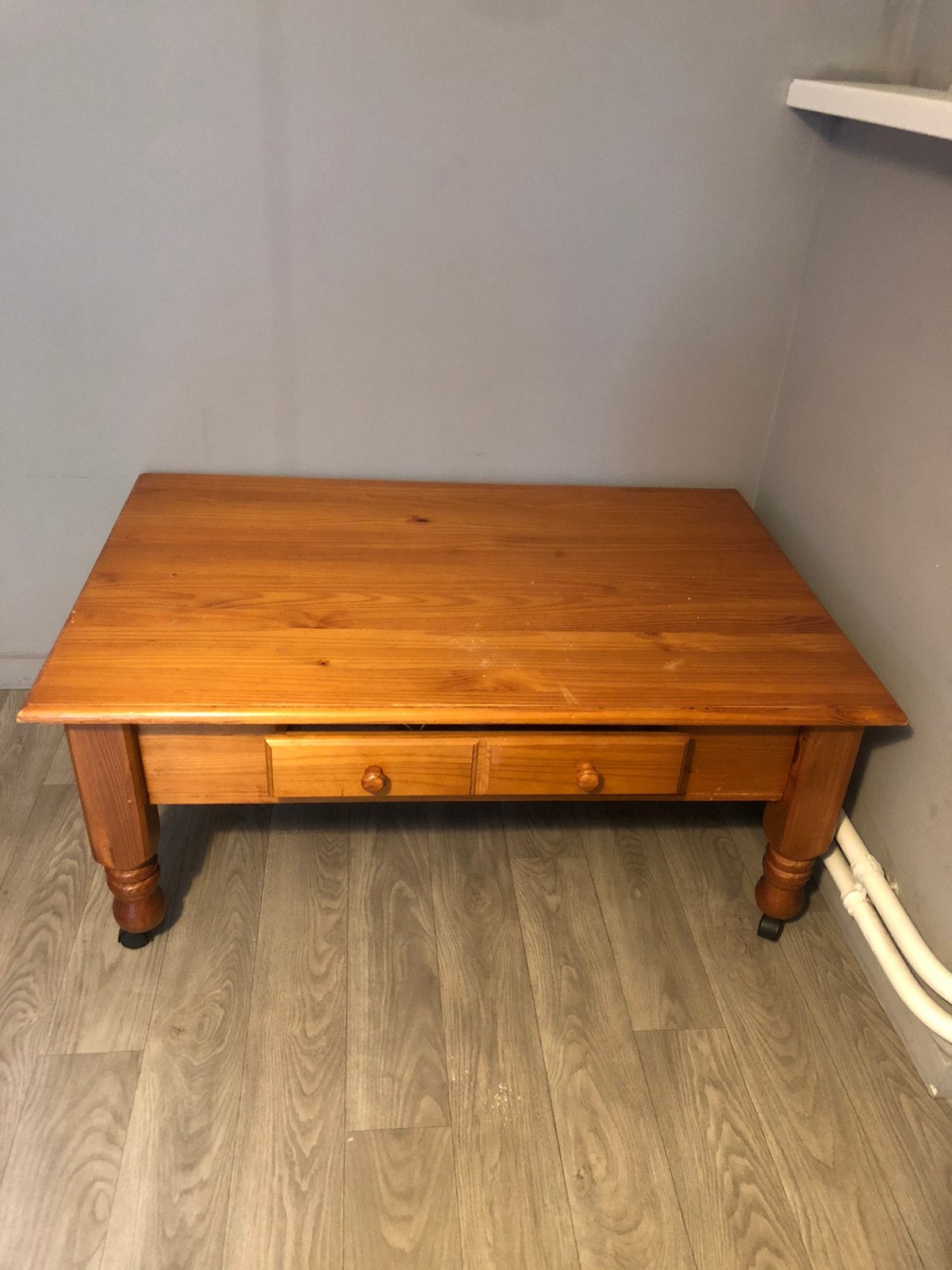 Stevig Hout salon Tafel, Huis en Inrichting, Tafels | Salontafels, Ophalen, Zo goed als nieuw