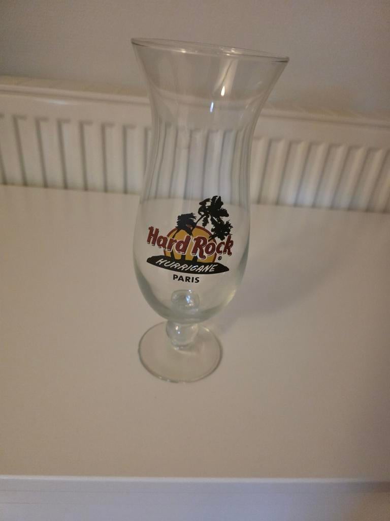 Verre Hard Rock Hurrican Paris, Enlèvement ou Envoi, Neuf, Verre à soda