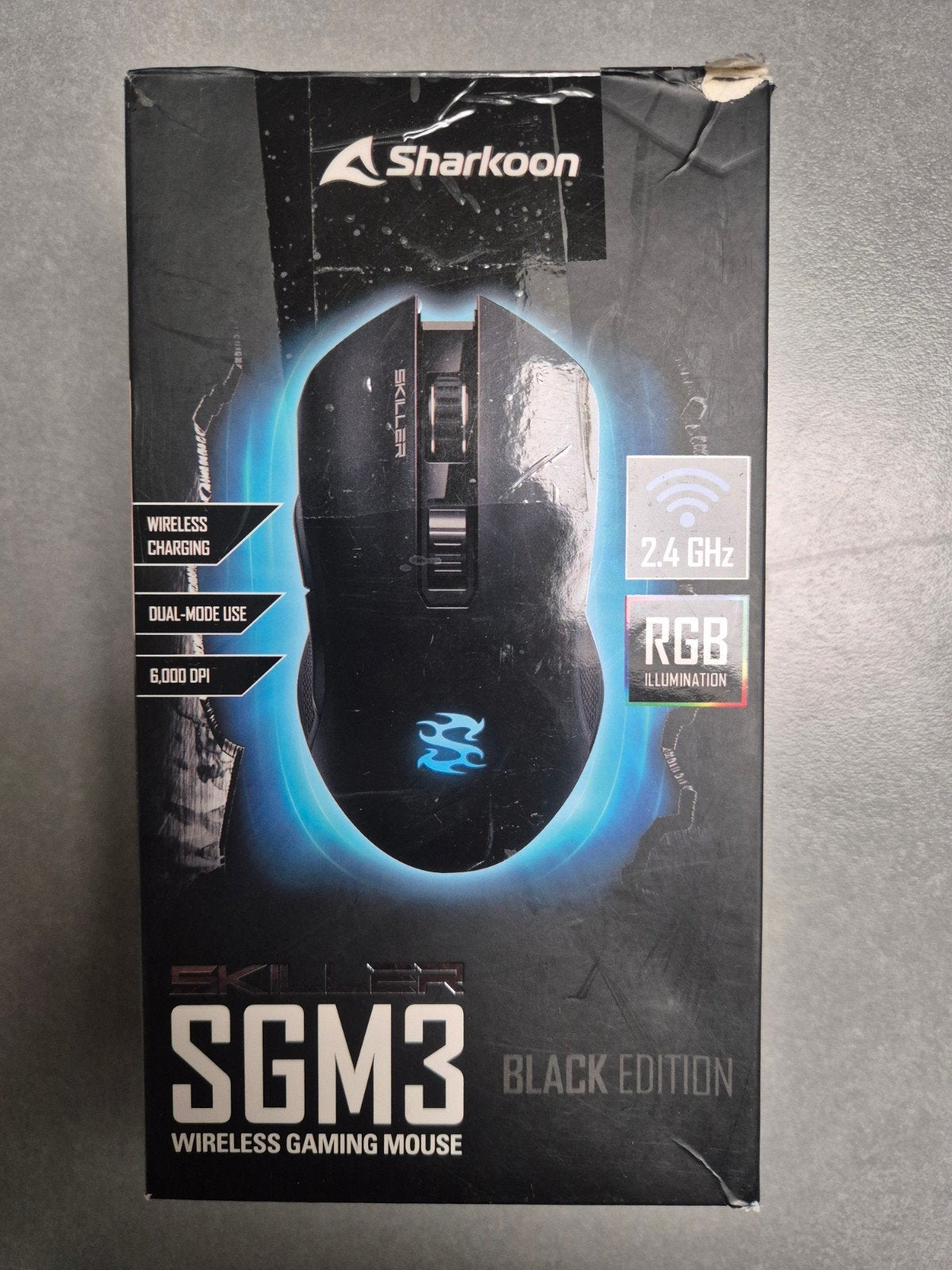 Sharkoon Skiller SGM3 Gaming Mouse Wireless - Black edition, Computers en Software, Ophalen of Verzenden, Bedraad, Muis