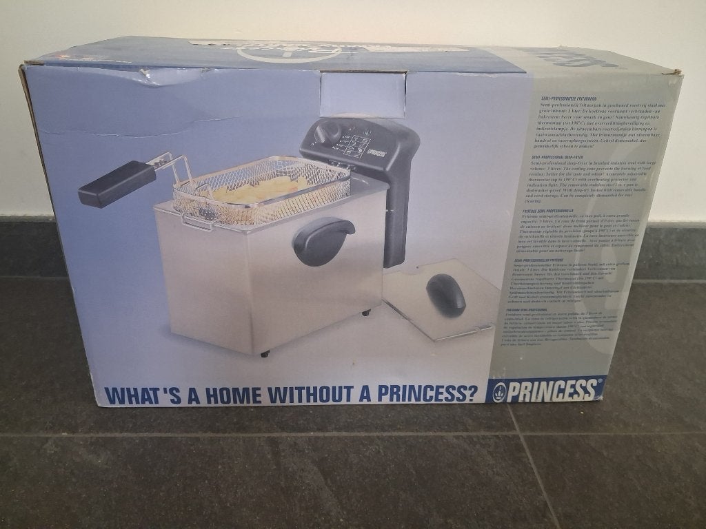 Princess Family Castel Friteuse 3L, Elektronische apparatuur, Frituurpannen, 2 tot 3 liter, Ophalen, Nieuw, Uitneembare binnenpan