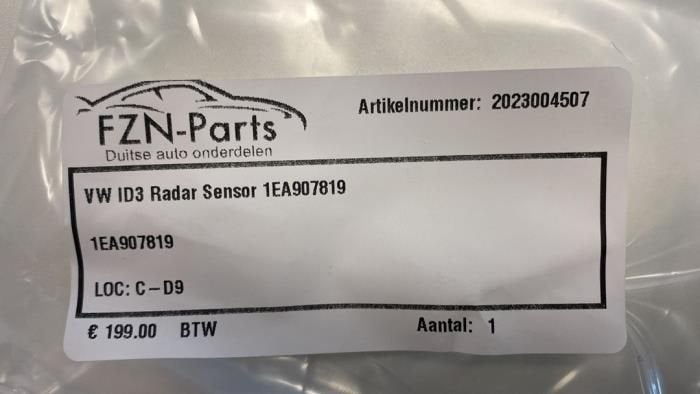 Radar sensor Volkswagen ID.3 (22745505), Ophalen of Verzenden, Gebruikt