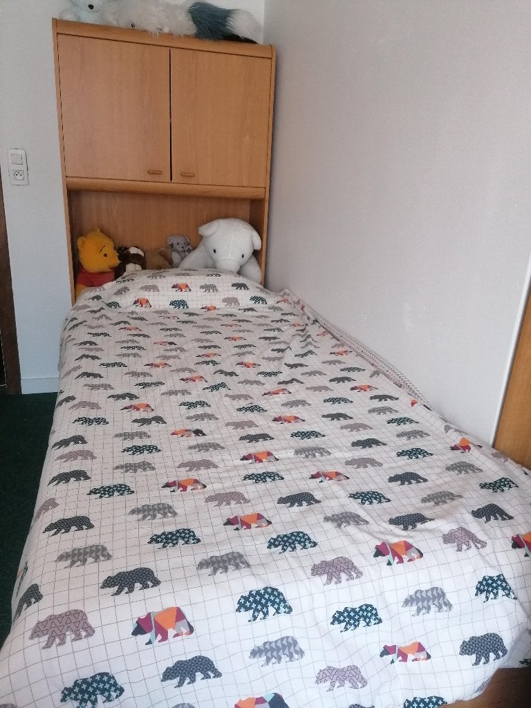 Kinderkamer met bed-bureau en boekenkast, Kinderen en Baby's, Ophalen, Kast