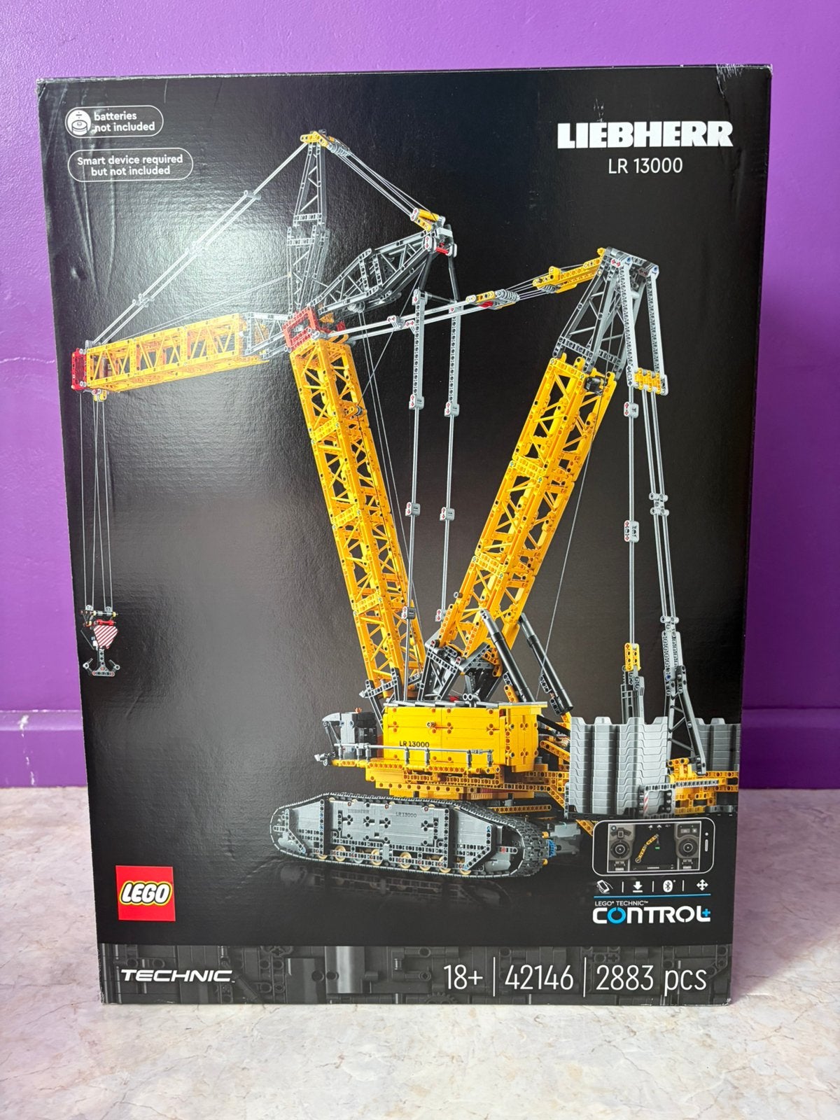 Lego Technic Liebherr Rupsbandkraan LR 13000, Ophalen, Zo goed als nieuw