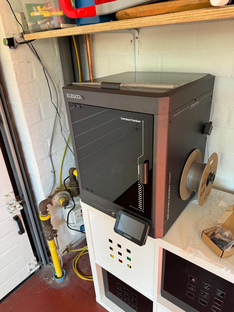 Elegoo centauri carbon 1 van 02/26 190€ Lokeren, Ophalen, Zo goed als nieuw