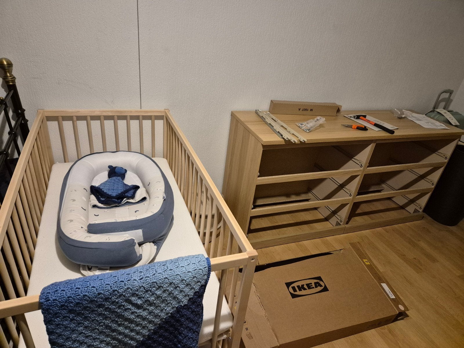 Lit bébé IKEA SNIGLAR, Enlèvement