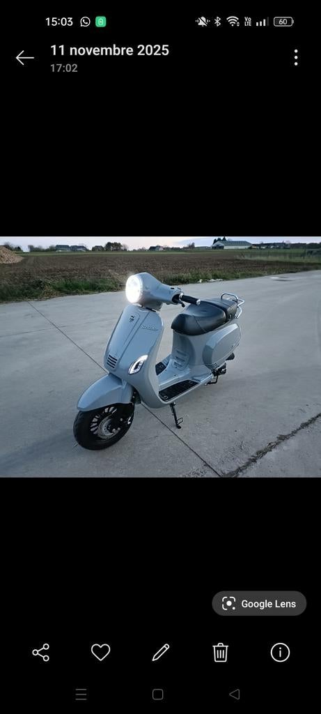 Scooter Neco Azzuro classe B 2024, Enlèvement, Électrique