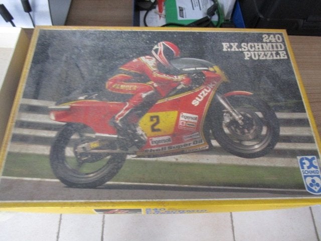 F.X.Schmid puzzle 240 delen Randy Mamola uit 1983, Ophalen of Verzenden, Minder dan 500 stukjes, Nieuw, Legpuzzel