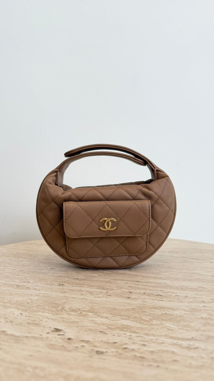 Chanel mini hobo tas, Ophalen, Nieuw