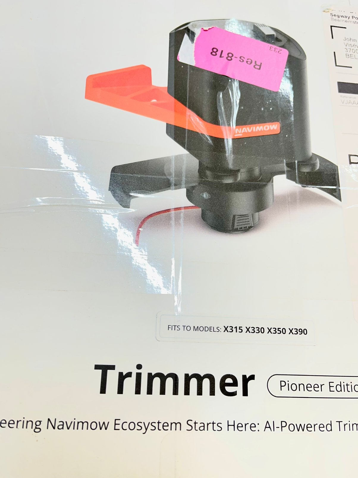 Segway Navimow X3 TRIMMER (nieuw in de verpakking), Ophalen of Verzenden, Zo goed als nieuw