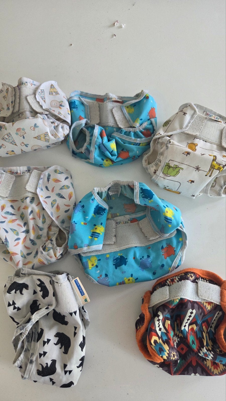 7 overbroekjes wasbare luiers, Enfants & Bébés, Enlèvement, Utilisé