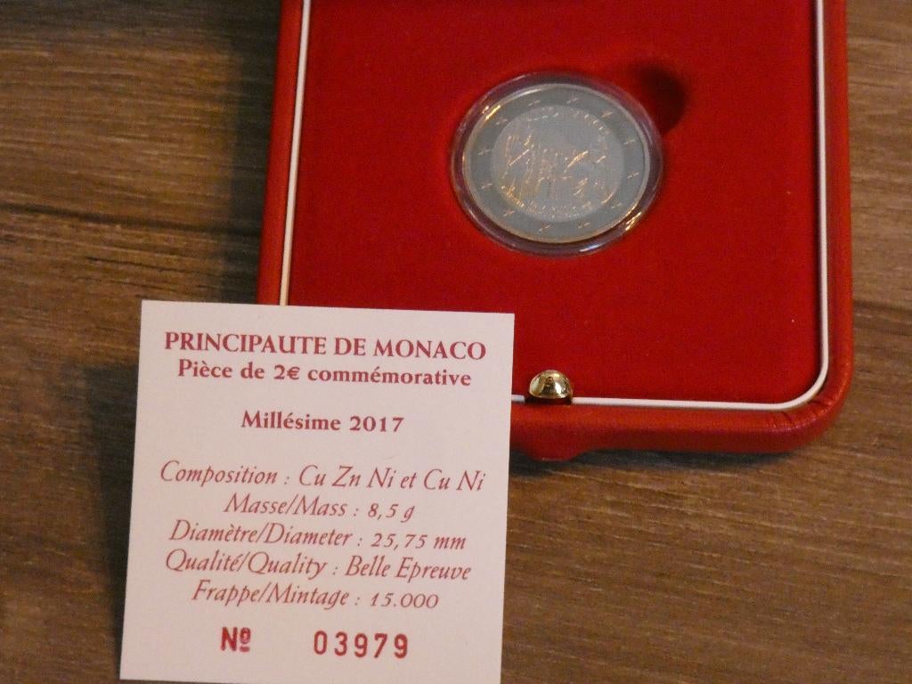 euromunt monaco, Enlèvement, Monaco, 2 euros, Monnaie en vrac