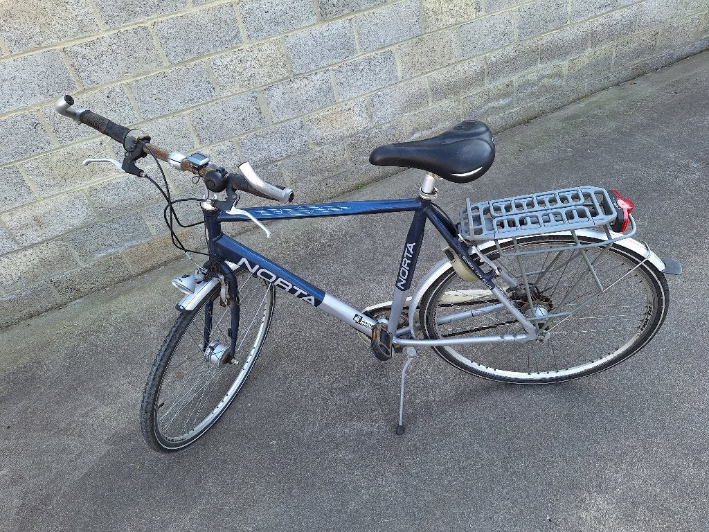 herenfiets, Gebruikt, Velgrem, 53 tot 57 cm, Ophalen