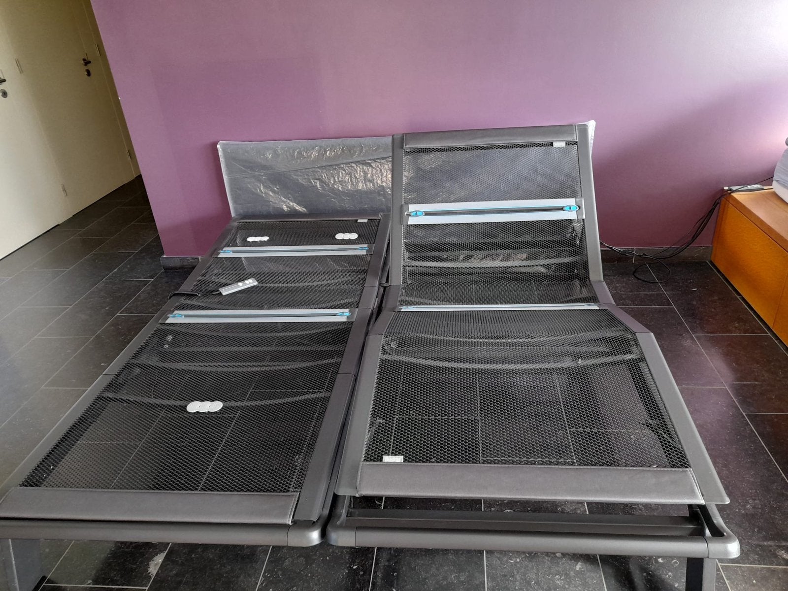 Sommier AUPING 180*200 lit 2 personnes, Enlèvement, Comme neuf