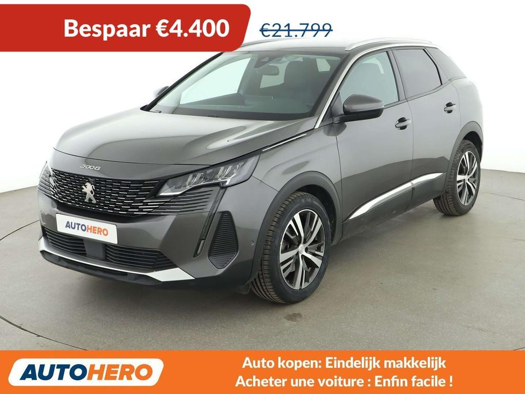 Peugeot 3008 1.2 PureTech Allure Pack (bj 2021, automaat), Auto's, Peugeot, Te koop, 360° camera, ABS, Airbags, Airconditioning