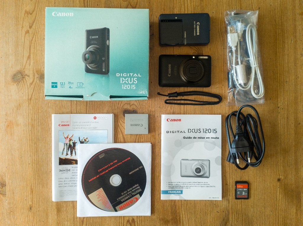 Canon Digital IXUS 120 IS, Batterie, 12 mégapixels, Canon, 4 à 7 fois