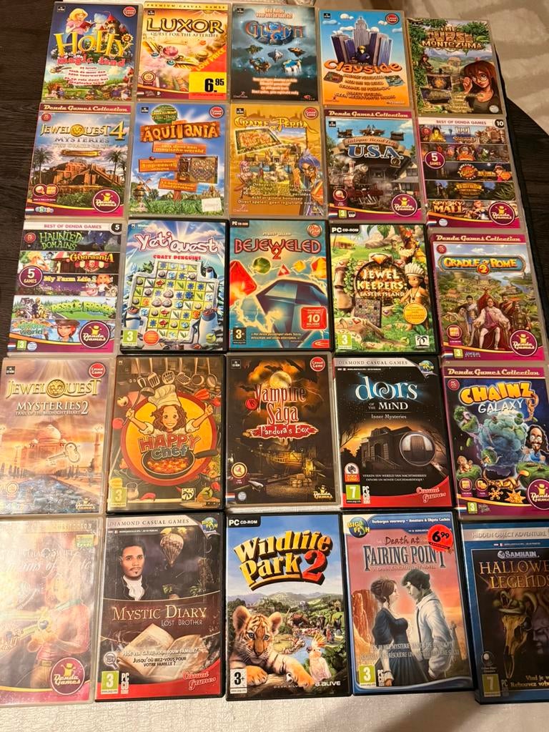 Mega partij PC games 246st!– Denda / Casual games, Enlèvement, Comme neuf