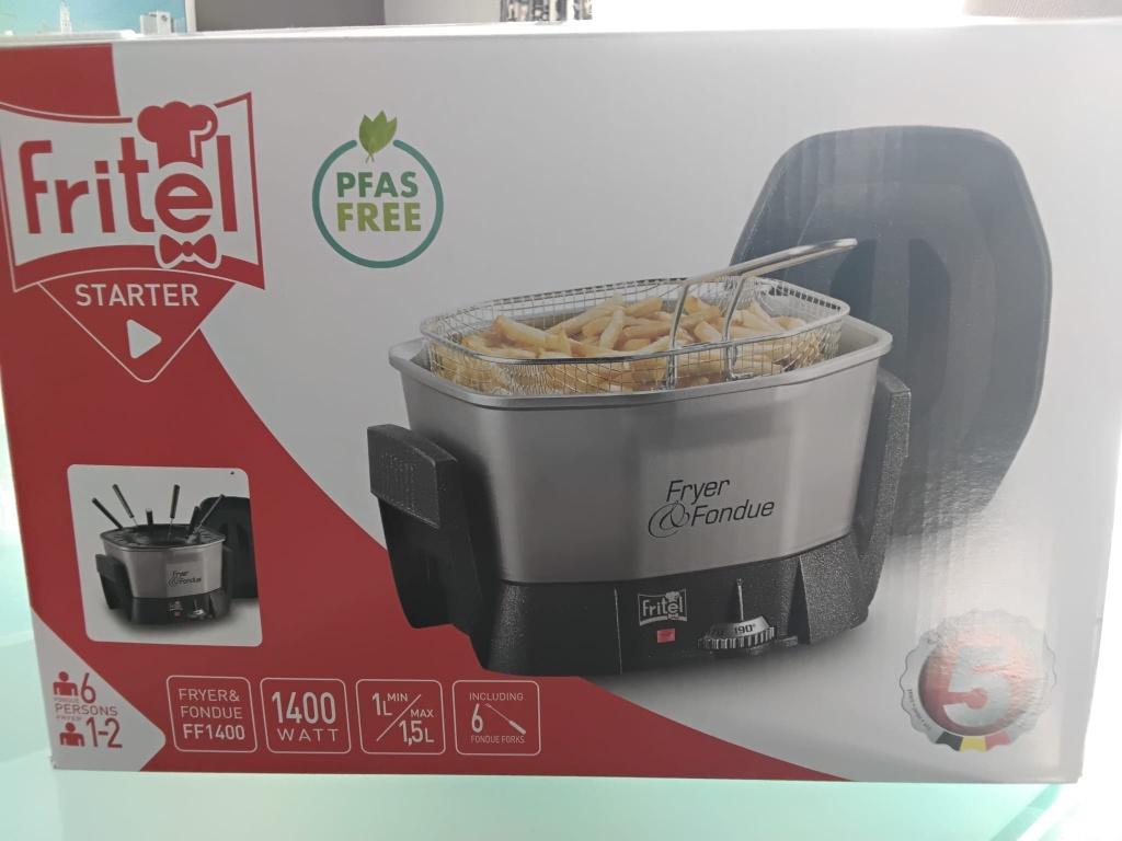Mini friteuse/fondue, Electroménager, 1 à 2 litres, Enlèvement, Comme neuf, Friteuse duo