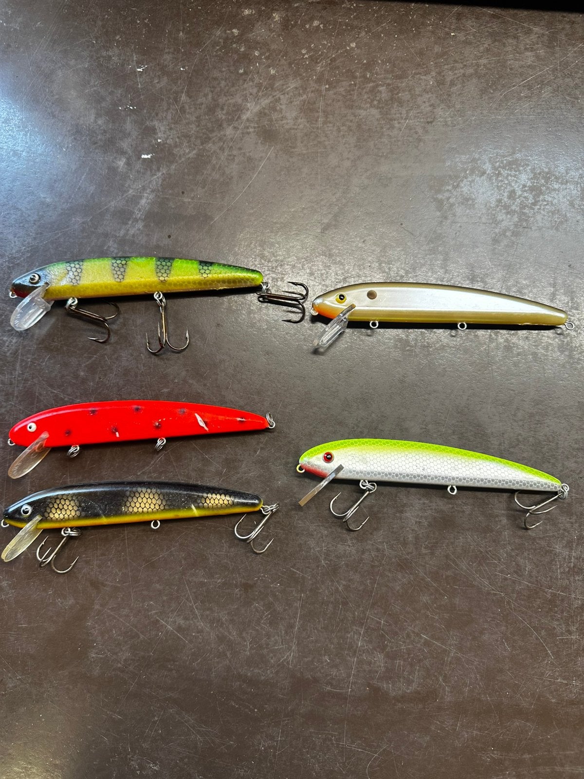 5x zeer oude Grandma Lures 6inch te koop., Enlèvement, Utilisé