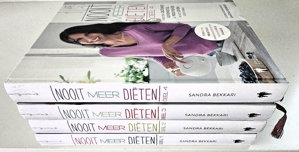 Sandra Bekkari Nooit Meer Diëten boeken (1 tem 4 ), Ophalen of Verzenden