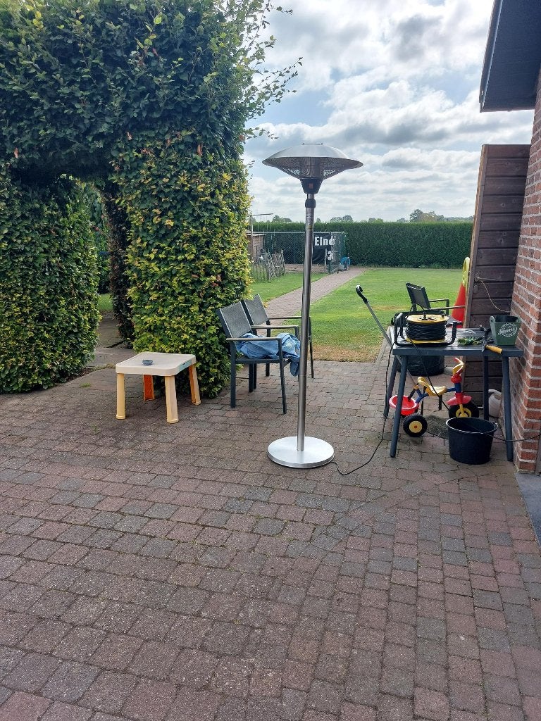 Elektrische terrasverwarmer, Tuin en Terras, Ophalen, Zo goed als nieuw, Elektrisch, Vloer