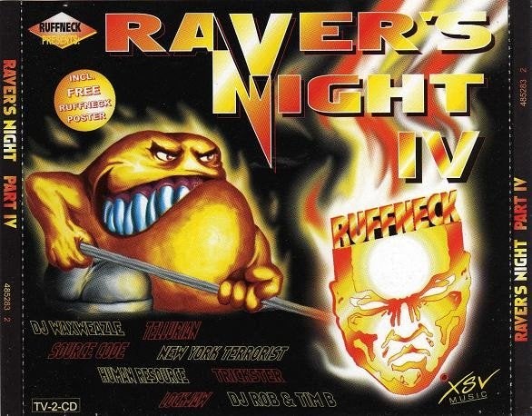 Raver's Night Part IV (XSV Music) 2xCD, Comp, Gebruikt, Hardcore, Inclusief doosje, Ophalen of Verzenden