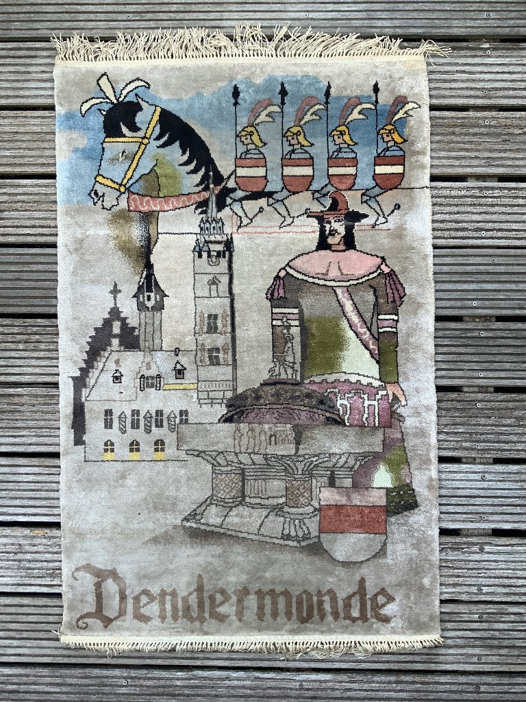 Tapis Ros Beiaard Reuzen Dendermonde, Collections, Collections Autre, Enlèvement ou Envoi, Utilisé