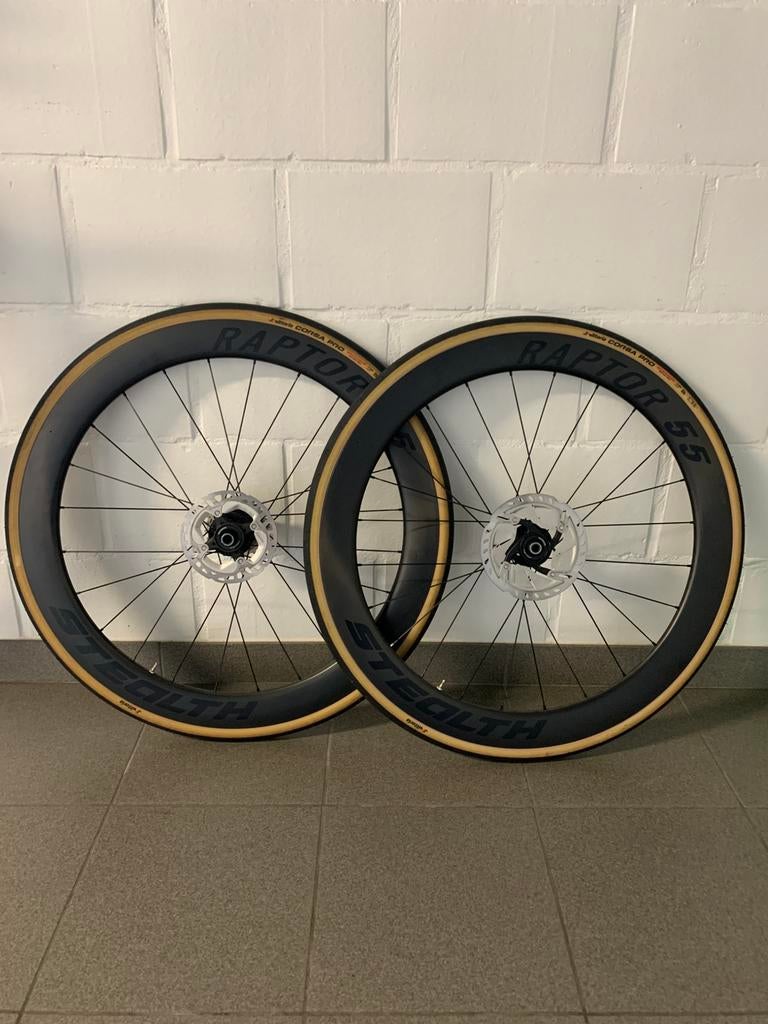 Roues en carbone Stealth Raptor 55 etat neuf!, Enlèvement, Comme neuf