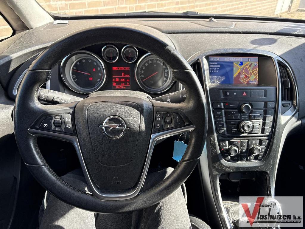 Opel Astra Sports Tourer 1.4 Turbo Cosmo | Leder | Navi | Cl, Auto's, Zwart, Blauw, Bedrijf, Astra