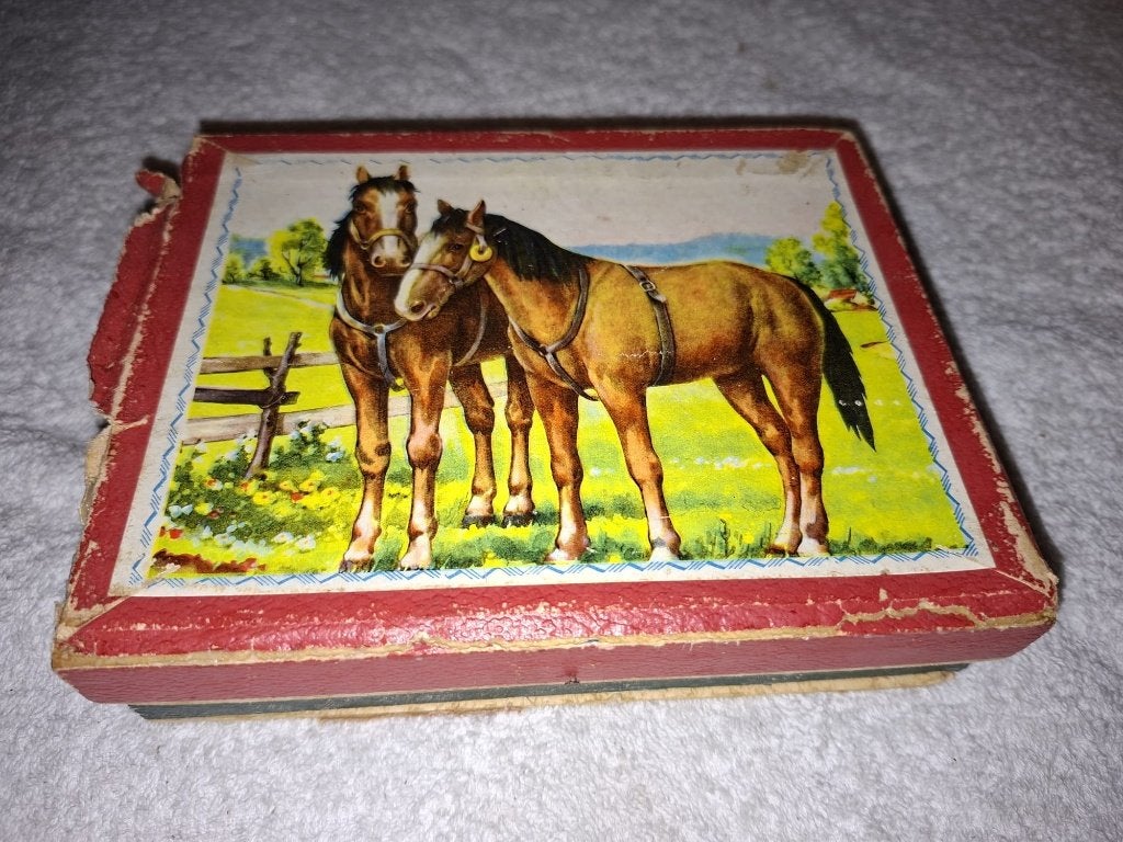 oude houten blokkendoos, begin 1900, Enlèvement ou Envoi