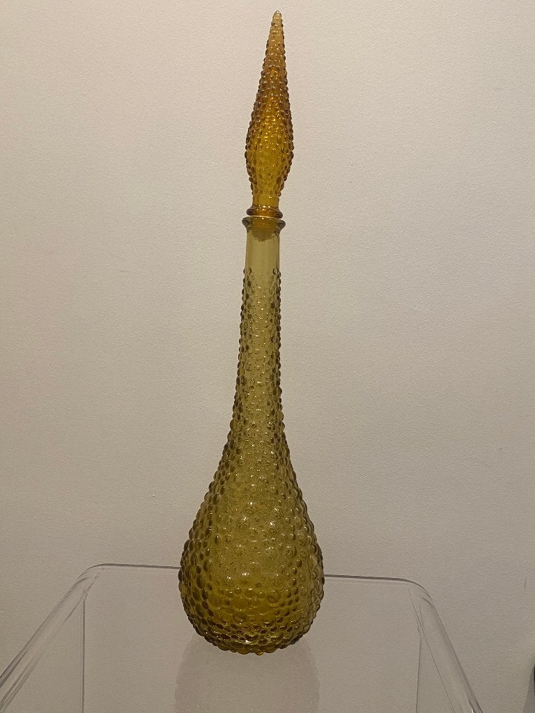 glazen karaf, Ophalen