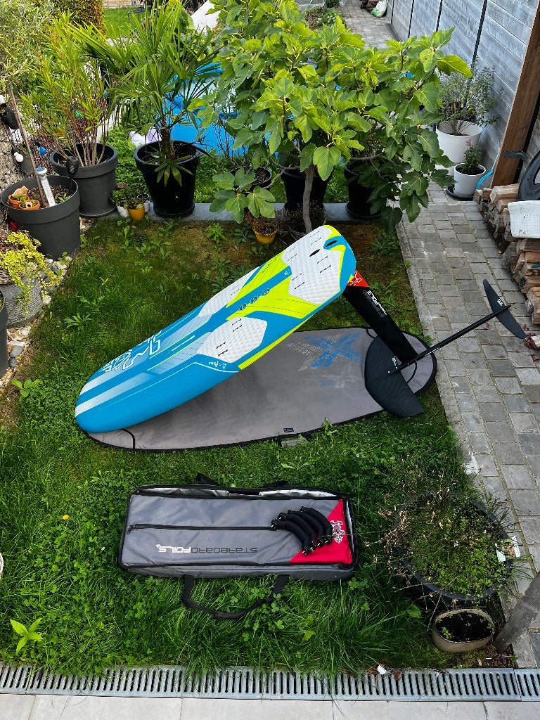 Starboard FoilX / SuperCruiser 1700cm2 / accessories, Ensemble complet, Moins de 250 cm, Comme neuf, Avec sac de transport
