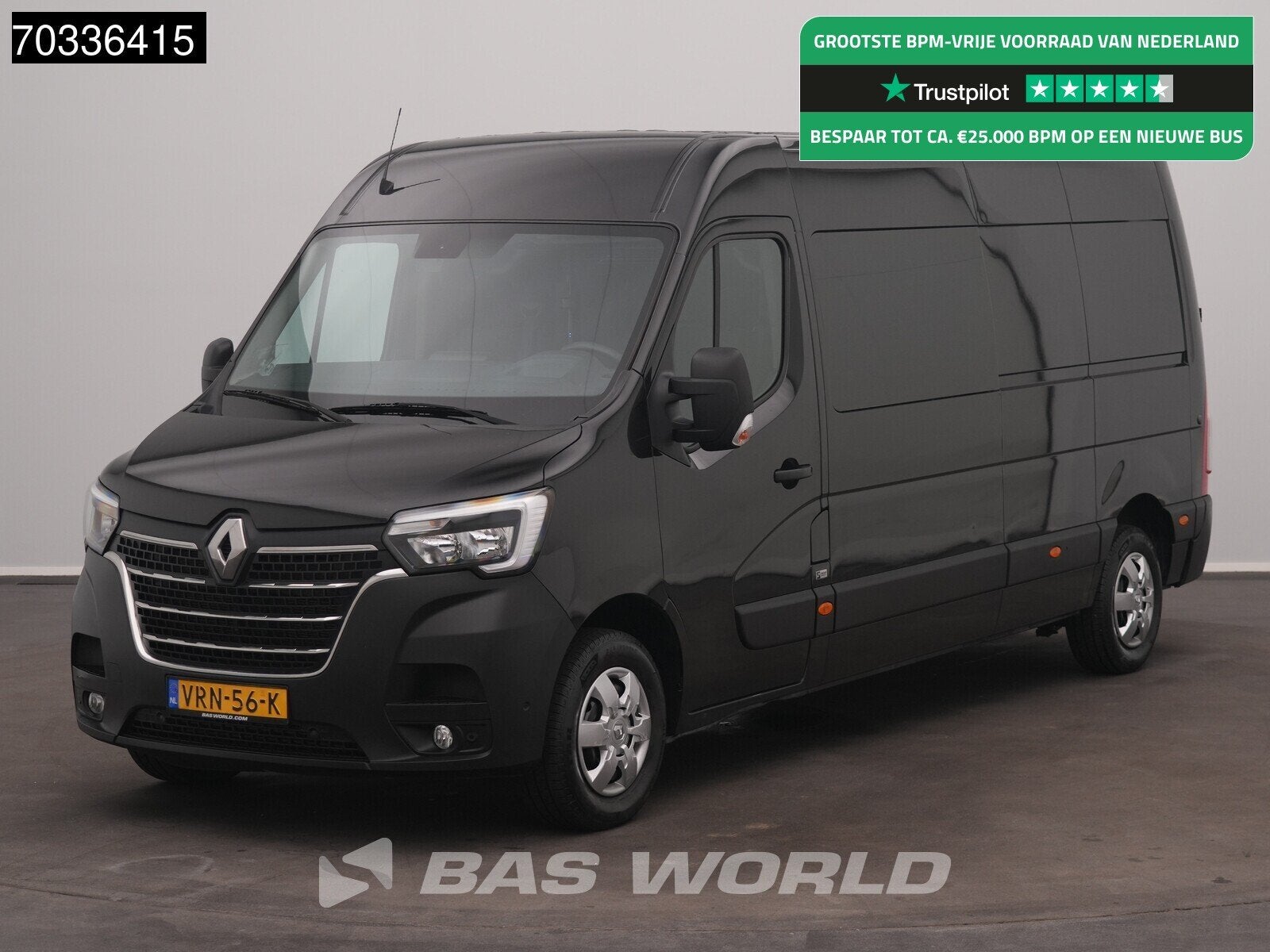 Renault Master 135PK MARGE! L3H2 Airco Navi Cruise Camera Pa, Auto's, 135 pk, Stof, Gebruikt, Euro 6