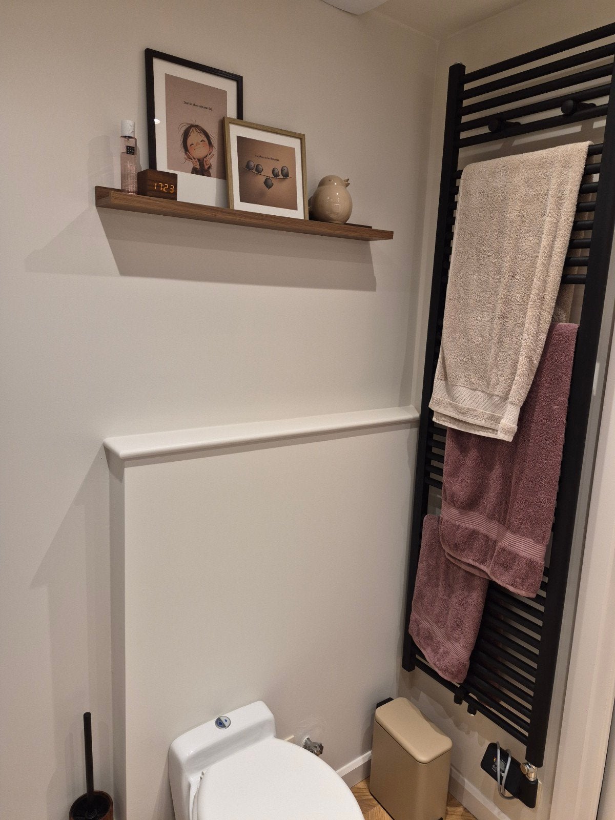 electrische verwarming voor badkamer, Ophalen