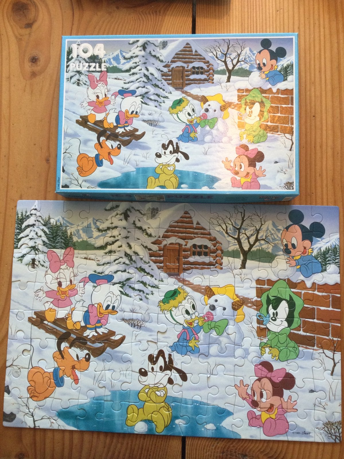 Puzzel DIsney baby 104 stukjes, Ophalen, Gebruikt