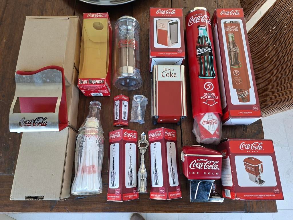 Coca cola verzameling, Ophalen, Zo goed als nieuw