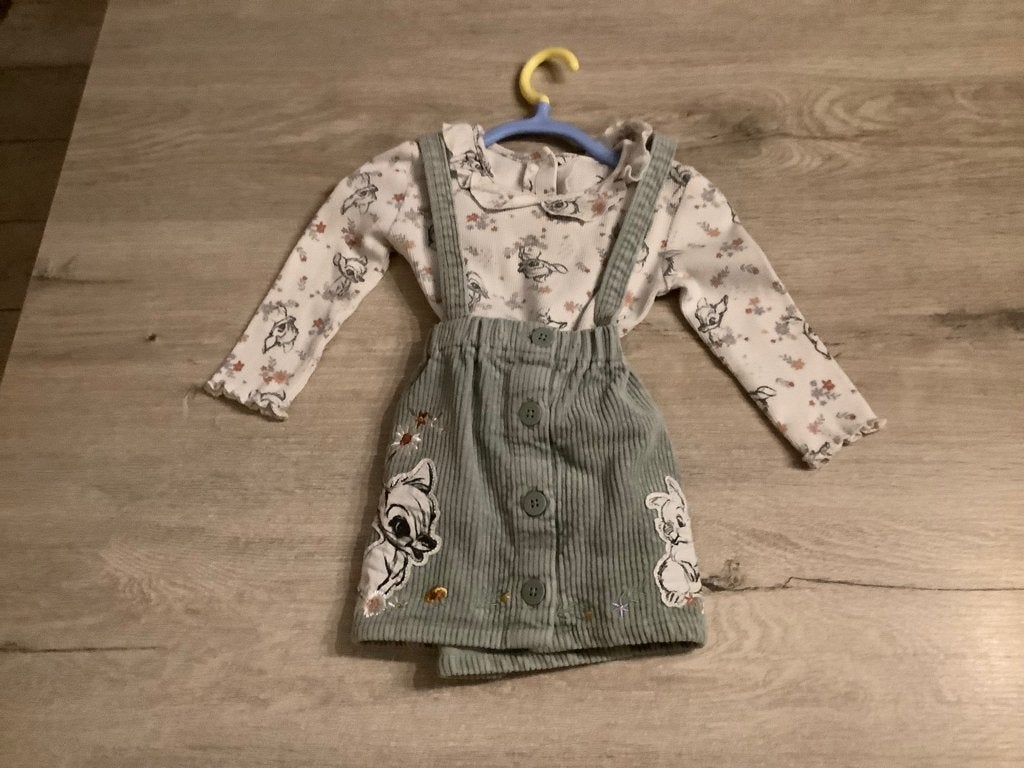 Disney Bambi baby setje (Maat 80), Meisje, Disney-Primark, Ophalen of Verzenden, Zo goed als nieuw