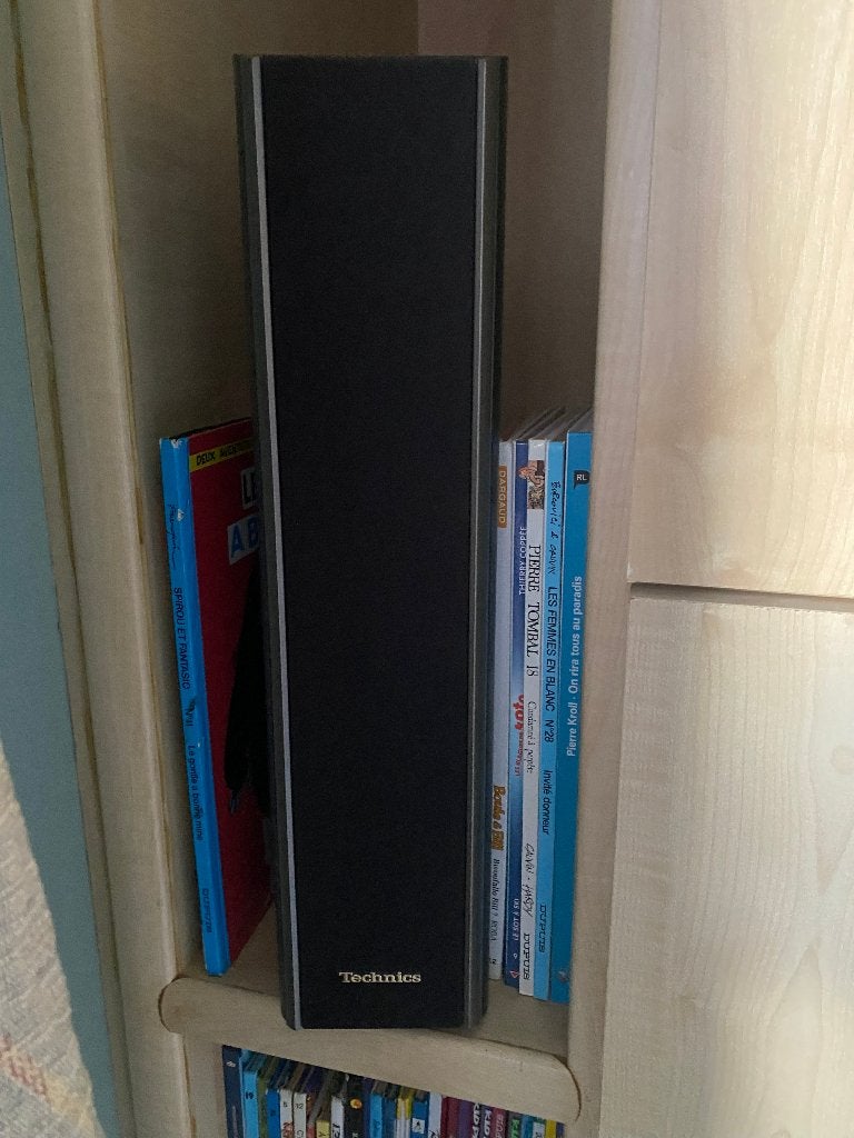 Pair enceinte Technics SB-LV500, Compatible son surround/home cinéma, Enlèvement ou Envoi, 60 à 120 watts, Utilisé