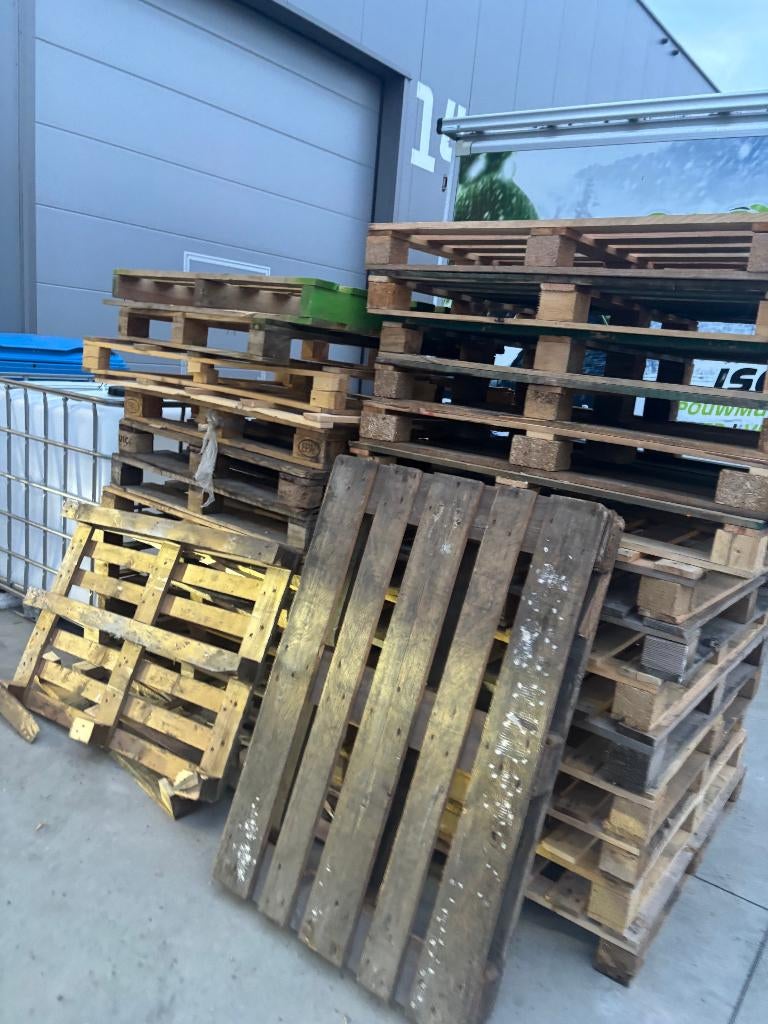 GRATIS PALETTEN AFHALEN, Tuin en Terras, Brandhout, Ophalen