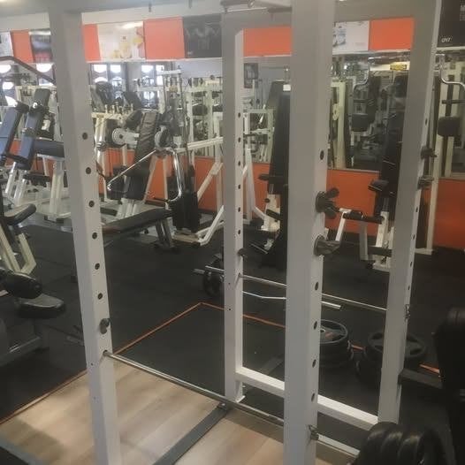 power rack ( cage squat), Sport en Fitness, Ophalen, Gebruikt