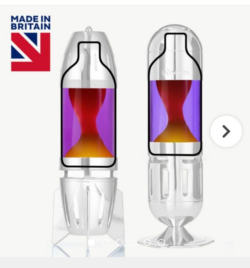 Mathmos : Fles voor de Fireflow, Pod en Pod + lavalampen, Ophalen