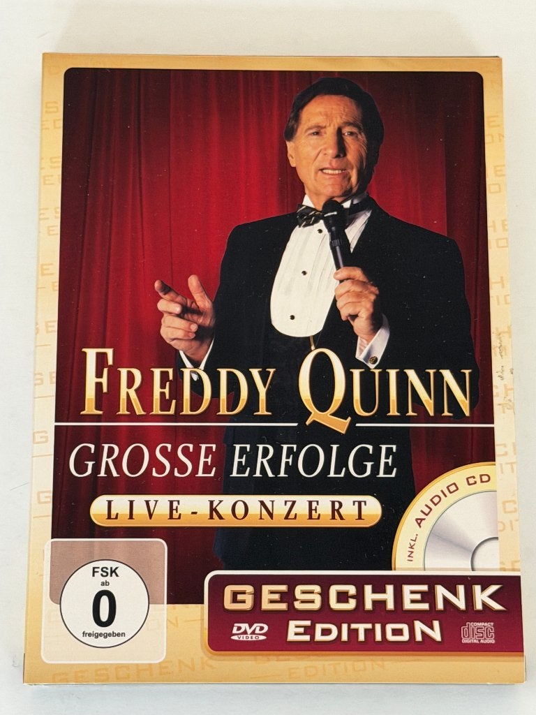 Freddy Quinn - Große Erfolge Live (CD+DVD), CD & DVD, DVD | Musique & Concerts, Tous les âges, Enlèvement ou Envoi, Utilisé, Concert