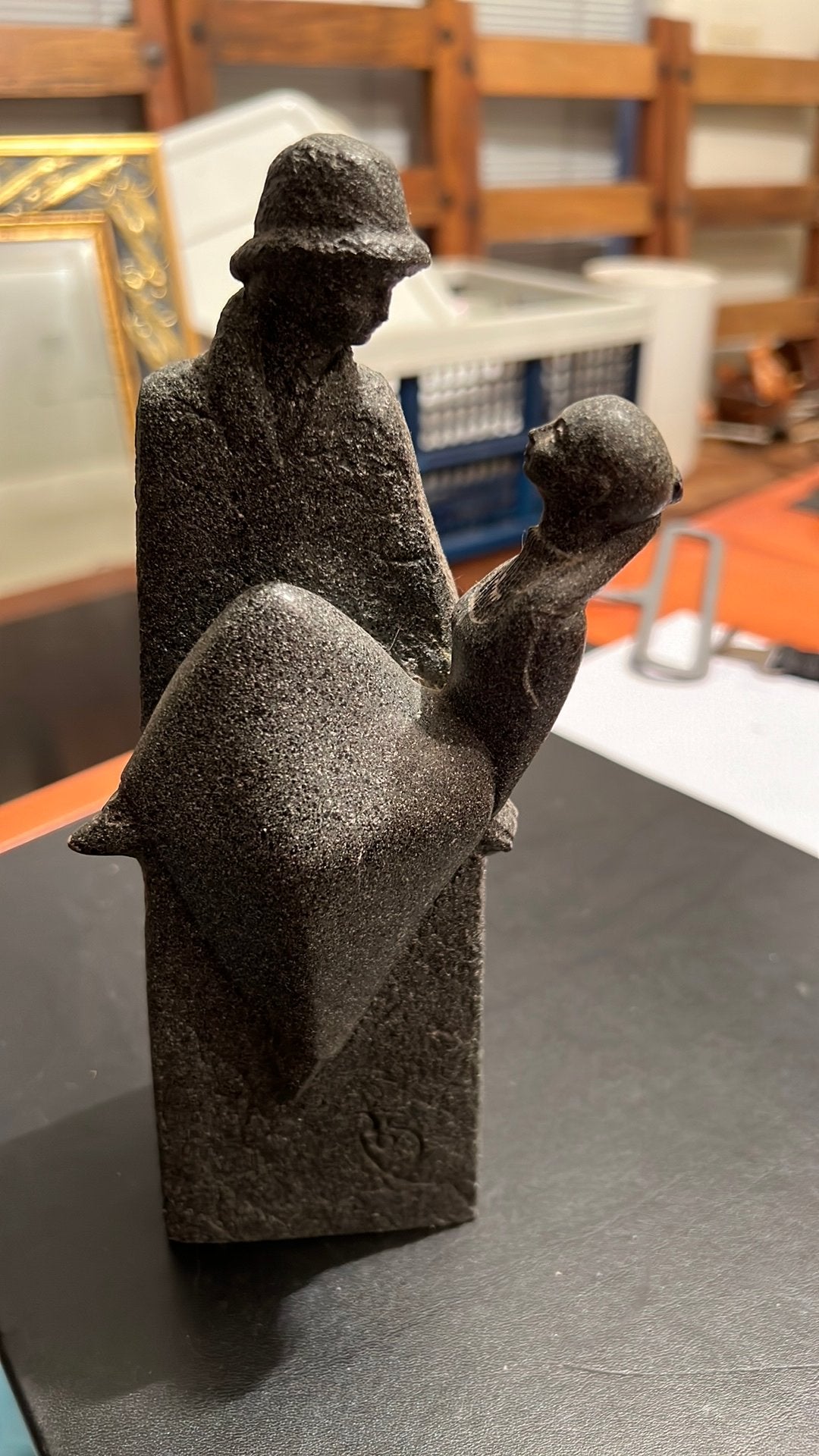 Beeldhouwwerk koppel, Antiek en Kunst, Ophalen of Verzenden