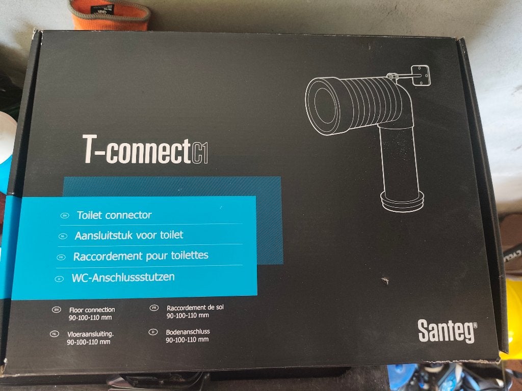 Santeg T-connect C1aansluiting, Ophalen, Nieuw, Toilet