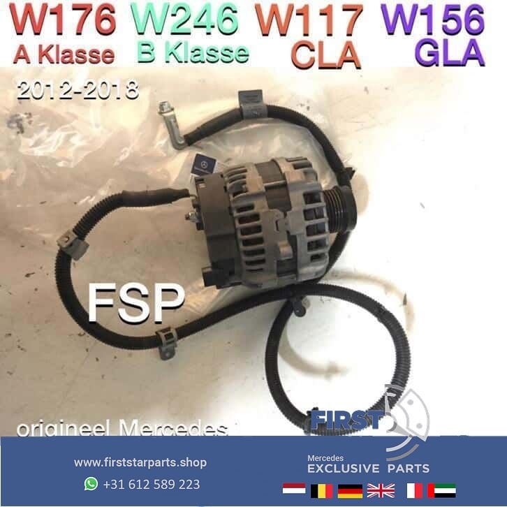 MB W176 A W246 B W117 CLA W156 GLA Dynamo origineel Mercedes, Utilisé, -, -, Enlèvement ou Envoi