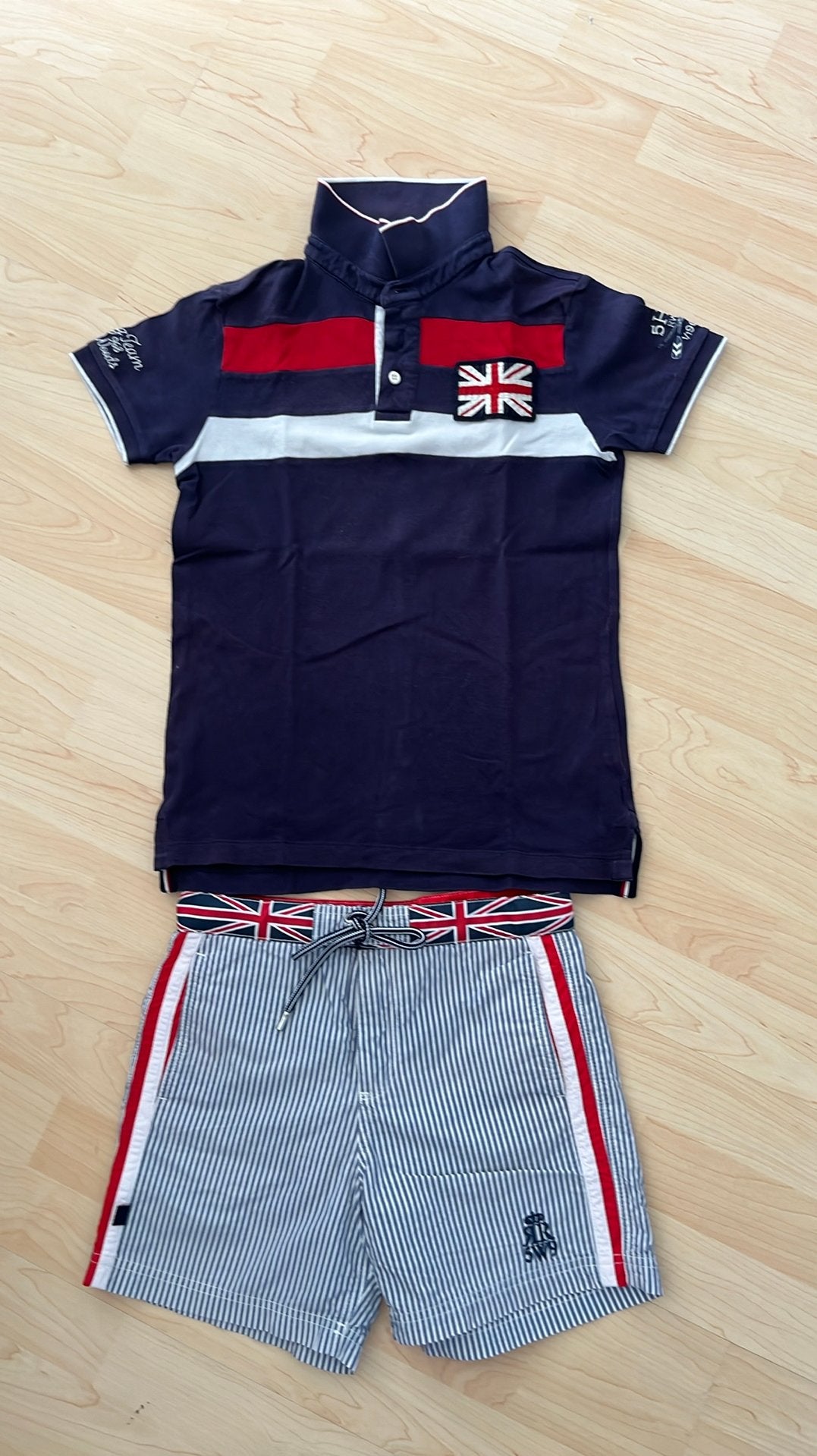 Zwemshort en polo River Woods 12 jaar, Kinderen en Baby's, Kinderkleding | Maat 152, Ophalen of Verzenden, Zo goed als nieuw, Jongen